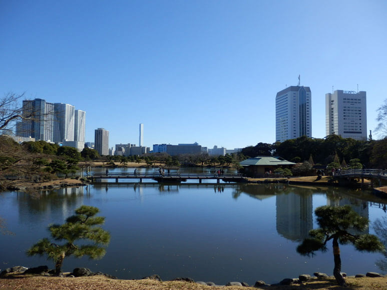 東京都旅行観光浜離宮恩賜庭園潮入の池