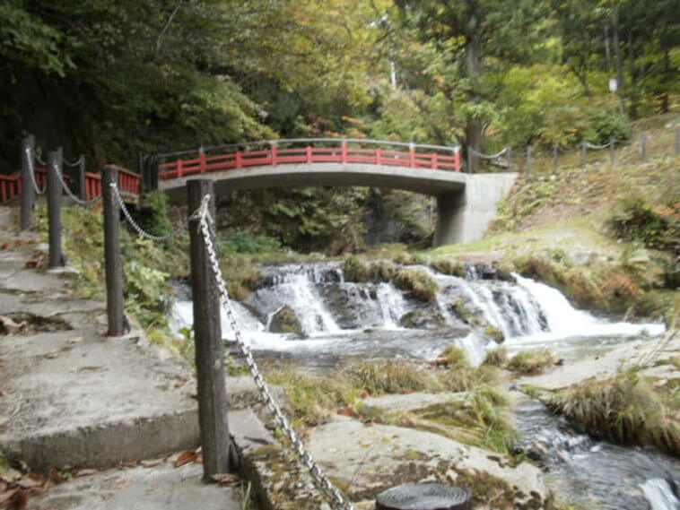 山形県旅行観光銀山温泉散策コースせこと橋